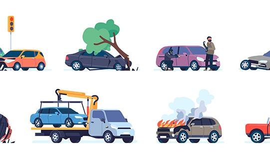Véhicules assurés accidentés Véhicules assurés accidentés